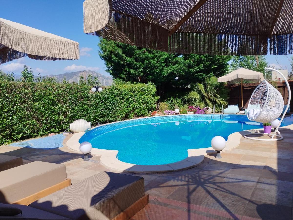 Luxury Villas Chrysa Private Pool & Spa ナフプリオ エクステリア 写真