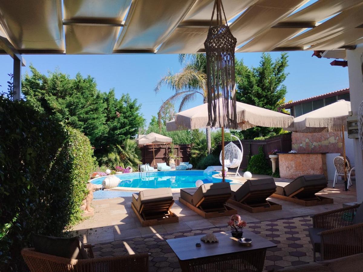 Luxury Villas Chrysa Private Pool & Spa ナフプリオ エクステリア 写真