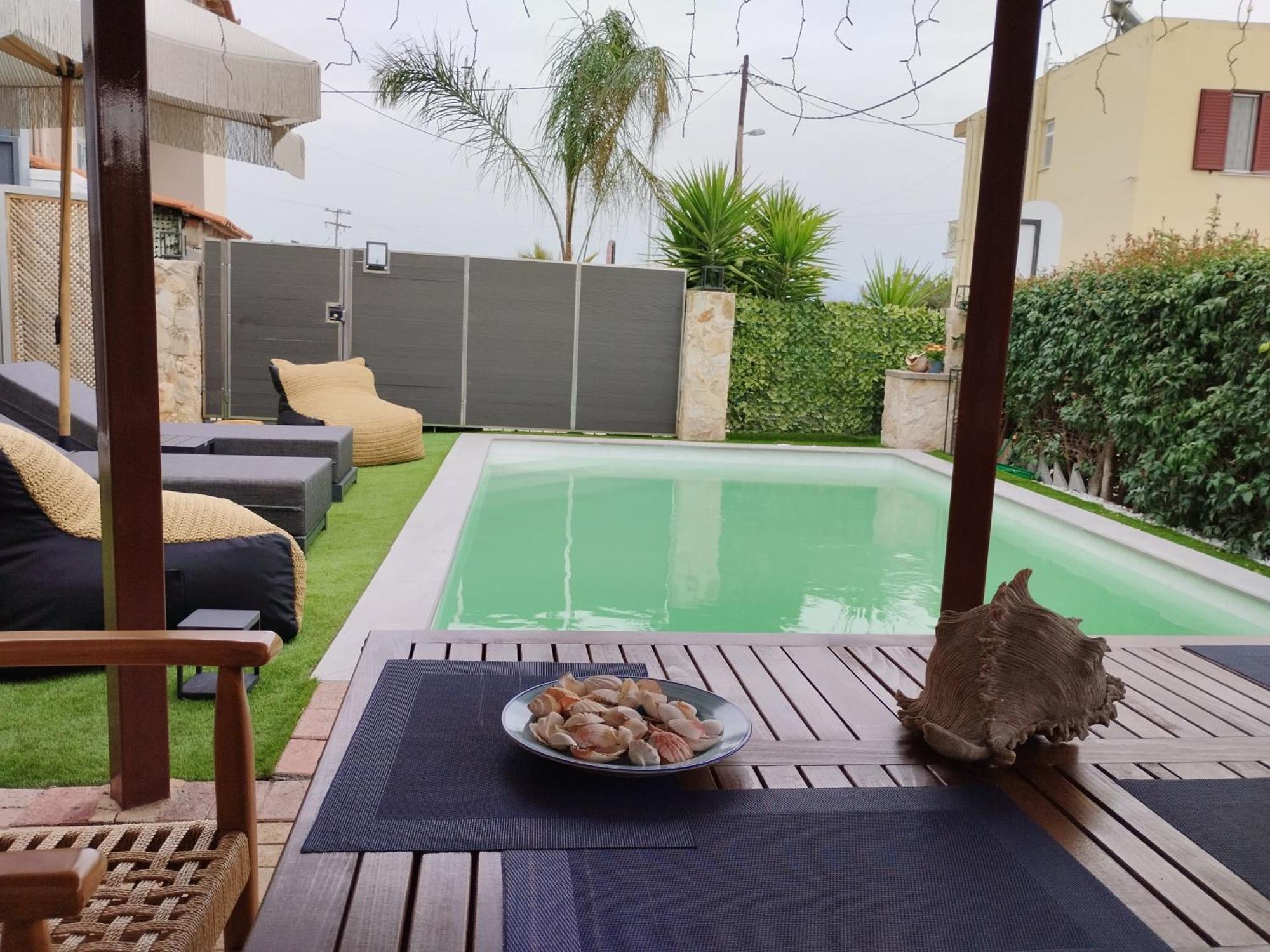 Luxury Villas Chrysa Private Pool & Spa ナフプリオ エクステリア 写真